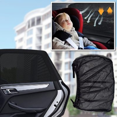 Cortinas parasol para las ventanillas laterales del coche (4 unidades) | SIDESCREEN