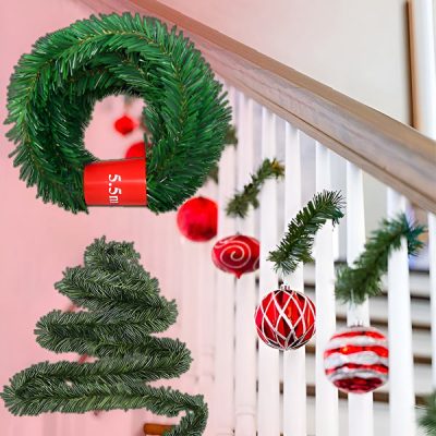 Guirnalda de pino artificial de Navidad (5,5 m) | HOLIPINE