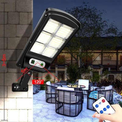 Luz solar con sensor de movimiento - 48 LED, IP65, 3 modos, control remoto | SENSLED