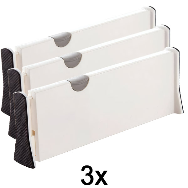 3x Divisor Ajustable para Cajones y Estantes | DIVISERINO