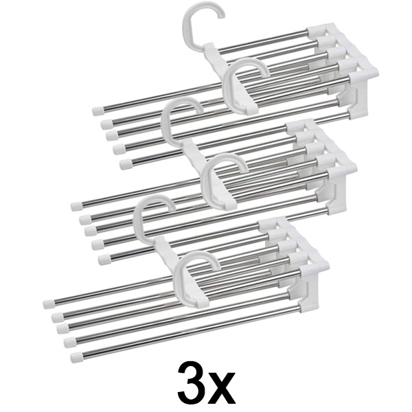 3x Percha para pantalones multiusos | SMARTHANGER