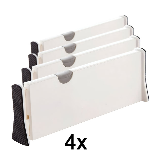 4x Divisor Ajustable para Cajones y Estantes | DIVISERINO