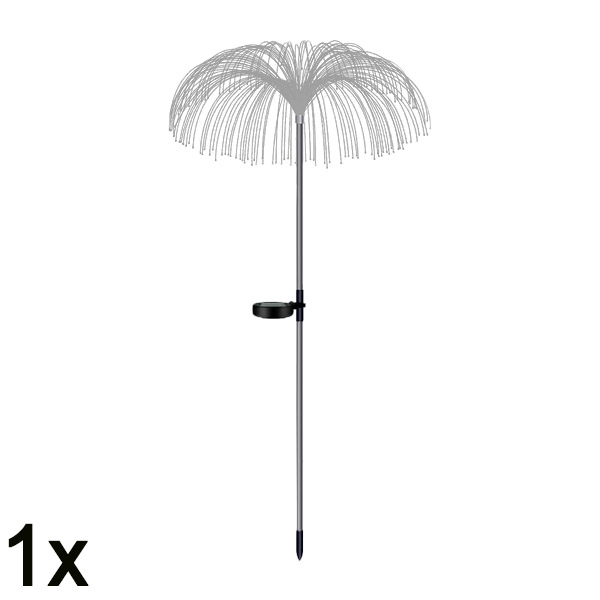 1x Luces solares de jardín tropical | LUMIPALM